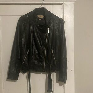 ￼ Michael Kors, leather jacket